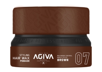 Agiva Hair Wax 07 BROWN Hair Wax Pomade 155mL