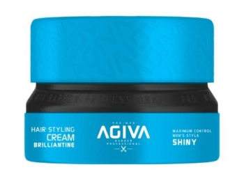 Agiva Hair Wax BRILLANTINE Hair Styling Shiny(Blue) 155mL