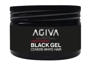 Agiva BLACK Gel covers White Hair 250mL